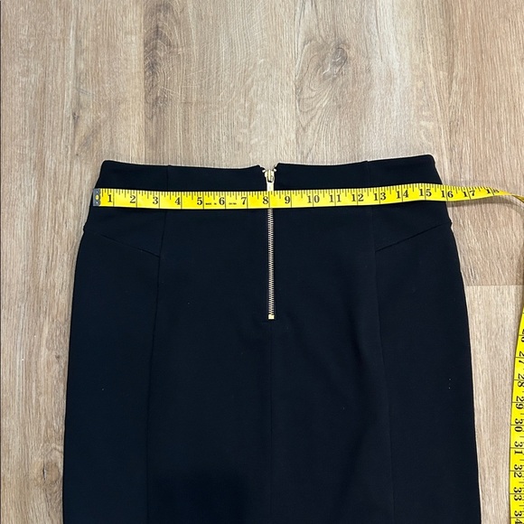 Michael Kors Black Skirt with Gold Zipper - Picture 5 of 6